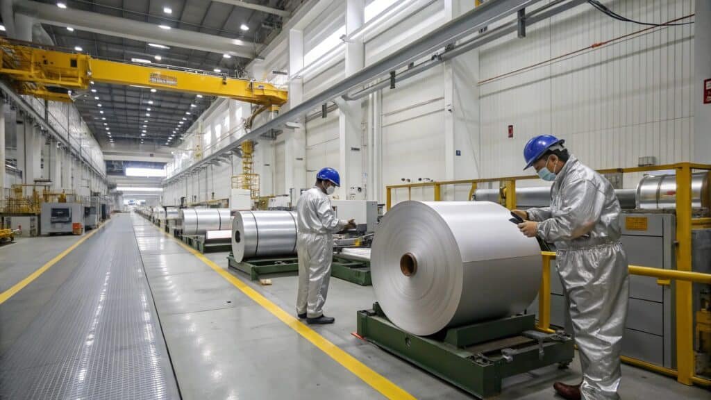 A laboratory setting showing the precise alloying and heat treatment process required for 7075 aluminum.